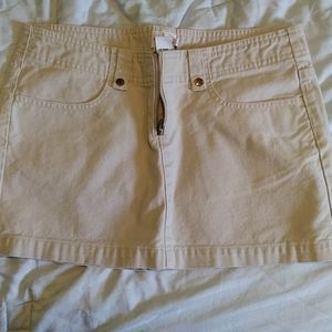 Calvin Klein khaki mini skirt